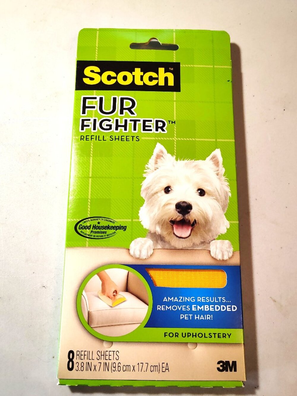 Scotch Fur Fighter Refill Sheets New In Box 8 Sheets